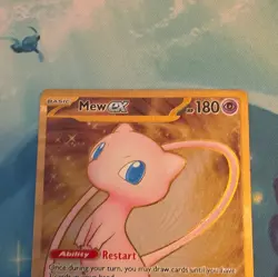 Pokemon Company Mew ex Sv: Scarlet & Violet 151 Full Art Metal Card ENG 205/165 - Image 4