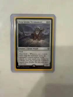 MTG Deep Gnome Terramancer CLB Rare White Creature Regular EN Card 658 - Image 1