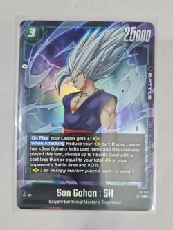 Son Gohan SH FP-092 Ultimate Battle Promo Dragon Ball Fusion World Card - Image 1