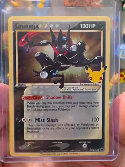 Greninja Gold Star SWSH144 Sword & Shield Celebrations Promo Card Holo - Image 1