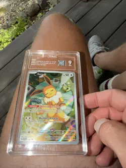 Eevee 173 Sv: Scarlet & Violet Promo Cards Holo Black Star TAG 9 Mint - Image 1