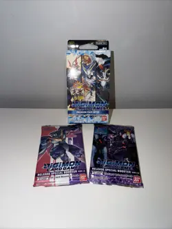 3 SET Bandai 2021 Digimon Card Game Premium Pack Set 01 & special release 1/1.5 811039035143 - Image 1