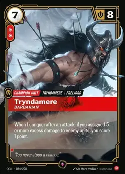 Tryndamere - Barbarian - Riftbound Organized Play Promotional Cards (OPP) - Image 1