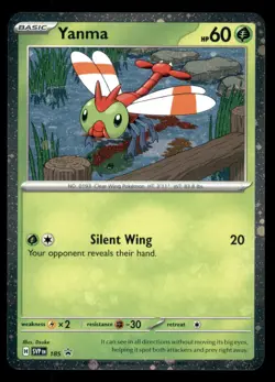 Yanma Holofoil Promo SV: Scarlet & Violet Promo Cards 185 NM - Image 1