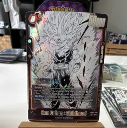 Bandai Dragon Ball Super Card Game Son Gohan: Childhood SB02-008 SR Foil EN - Image 1