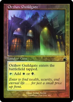Orzhov Guildgate (Retro Foil) - RVR - Rare - MTG Magic Pack fresh - Image 1
