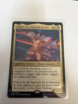 MTG Isshin, Two Heavens as One Kamigawa Neon Dynasty NM - Image 1