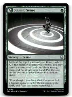 Seismic Sense Foil LP Avatar: The Last Airbender MTG-A22-38 - Image 1