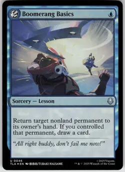 MTG Boomerang Basics Foil NM Avatar: The Last Airbender Magic 46 - Image 1