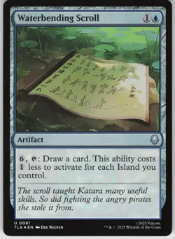 MTG Waterbending Scroll Foil NM Avatar: The Last Airbender Magic 81 - Image 1