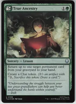 MTG True Ancestry Foil NM Avatar: The Last Airbender Magic 199 - Image 1