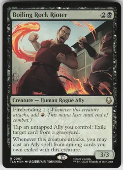 MTG Boiling Rock Rioter Foil NM Avatar: The Last Airbender Magic 87 - Image 1
