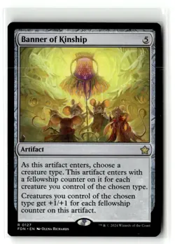 Banner of Kinship #127 Foundations FDN Magic MTG Regular - Image 1