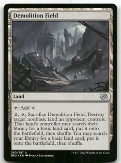 Demolition Field #260 (NM) Brothers' War BRO Magic MTG - Image 1