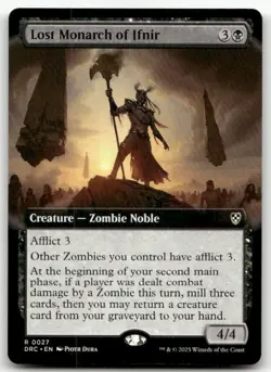 Lost Monarch of Ifnir (Extended Art) #27 (NM) Aetherdrift DRC Magic MTG - Image 1