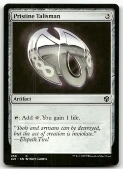 Pristine Talisman #258 (NM) Commander 2021 C21 Magic MTG - Image 1