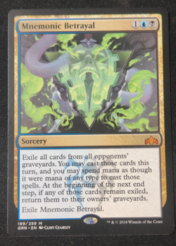 MTG MNEMONIC BETRAYAL!! Guilds of Ravnica!! MINT!!! Magic the Gathering!! - Image 1