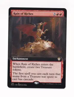 Magic the Gathering Streets of New Capenna Commander #150 Rain of Riches - Image 1