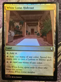 White Lotus Hideout 281 Avatar: The Last Airbender Magic: The Gathering Foil NM - Image 1