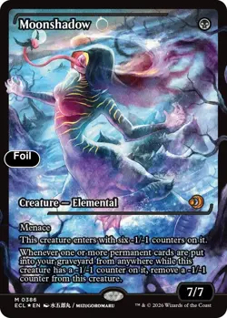 Moonshadow (0386) (Showcase) Foil 386 Lorwyn Eclipsed NM EN - Image 1