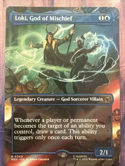 Loki, God of Mischief (Borderless) Marvel Super Heroes Regular - Image 1