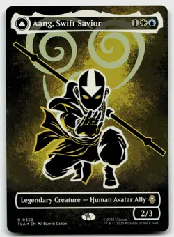 Avatar: #359 Aang, Swift Savior (Neon Foil) - Image 1