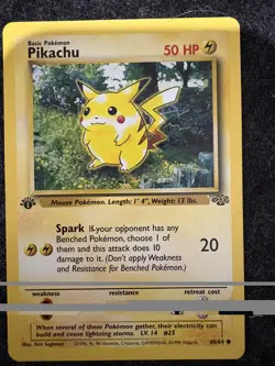 Pikachu 60/64 Common Jungle Pokemon - Image 1