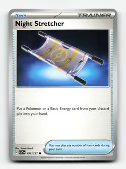 Night Stretcher 196/217 Ascended Heroes Common 2026 Pokemon Card LP - Image 1