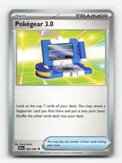 Pokegear 3.0 084/086 Black Bolt Uncommon 2025 Pokemon Card LP - Image 1