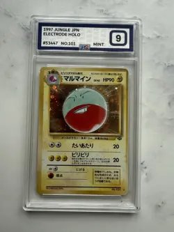 1997 Pokemon Japanese Holo Electrode Jungle No. 101 PG Grade 9 - Image 1