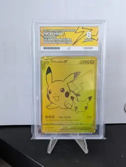 2021 - Pikachu V - Black Star Promo - SWSH145 - Celebrations Ultra Premium Colle - Image 1