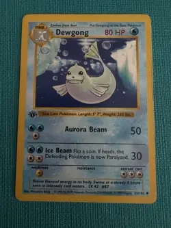 Dewgong - Shadowless Base Set - 1st Edition - Pokemon TCG - Vintage - WotC - Image 1