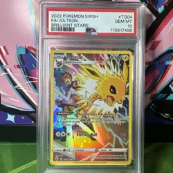 Jolteon TG04 Brilliant Stars Pokemon PSA 10 - Image 1