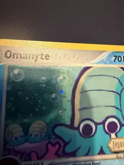 Omanyte 60/92 Legend Maker STAMPED Reverse Holo Pokemon Card - Image 2