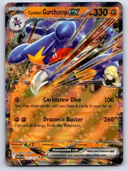 Cynthia's Garchomp ex 111/217 Double Rare Ascended Heroes Pokemon Holo Near Mint - Image 1