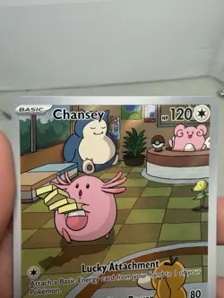Chansey Pokemon 187/167 Illustration Rare NM - Image 3