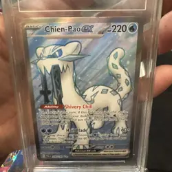 Pokemon 2023 TAG MINT 8 Chien Pao Ex Illus Ultra Rare 236 Obsidian Flames paldea - Image 4
