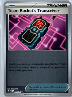 Team Rocket's Transceiver - 209/217 - Ascended Heroes - Reverse Holo - NM - Image 1