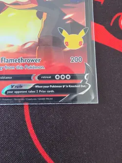 Pokemon Promo Lance’s Charizard V SWSH133 NM - Image 5