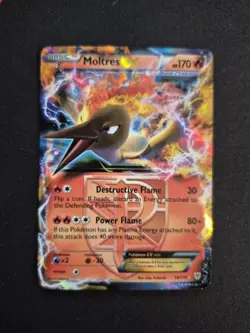 Moltres EX 14/135 LP - Full Art Pokemon - Plasma Storm - Image 1