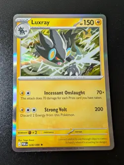 Luxray 028/088 Rare Perfect Order Pokemon Holo Lightly Played - Image 1