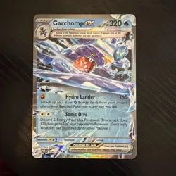 Pokemon Garchomp ex 038/182 Paradox Rift Double Rare Holo NM - Image 1
