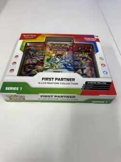 POKEMON FIRST PARTNER ILLUSTRATION COLLECTION SERIES 1 BOX NEW Free Shipping - Image 1