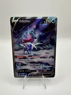 Suicune V Galarian Gallery GG38/GG70 Rare Holo 2023 Pokemon Crown Zenith - Image 1