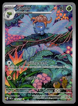 Gloom 198/197 Illustration Rare Obsidian Flames Pokemon Holo Near Mint - Image 1