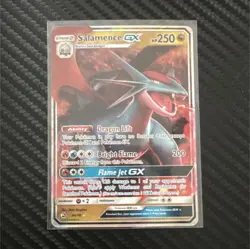 Pokemon Salamence GX 44/70 Dragon Majesty Ultra Rare Holo 250 HP Pokemon TCG - Image 1
