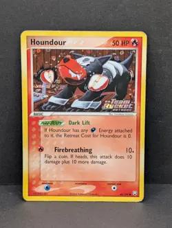 Houndour 60/109 Team Rocket Returns Reverse Holo Vintage Pokemon TCG Kamiya MP+ - Image 1