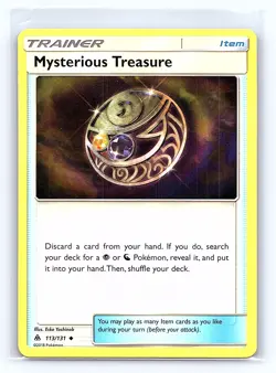 Mysterious Treasure 113/131 Uncommon Forbidden Light Pokemon Moderately Played - Image 1