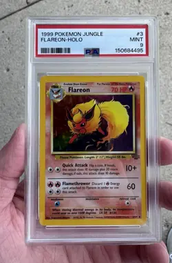 Pokemon TCG Flareon Jungle 3/64 Holo Unlimited Holo Rare - Image 1