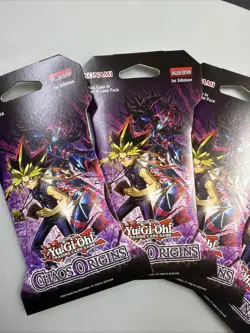 4x Packs, Chaos Origins Yu-Gi-Oh! Sleeved Booster - Image 3